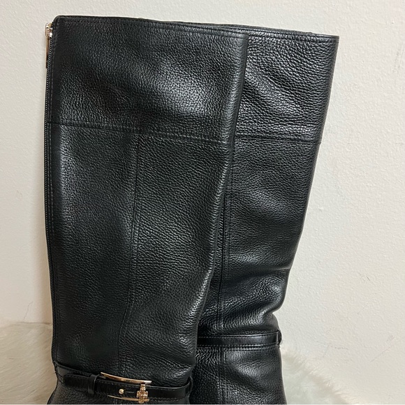 Tory Burch Jenna Heel Ankle Buckle Riding Boots - Picture 7 of 14